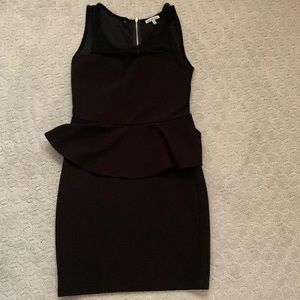 Black Peplum Dress
